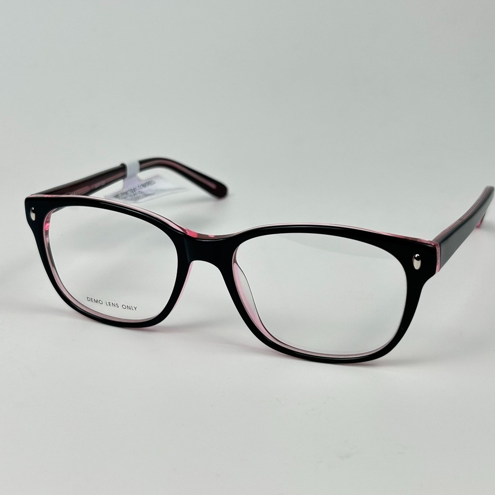 Walmart FM13041-2 Women's Eyeglasses Frame Black & Red Full Rim 52-17-140 mm